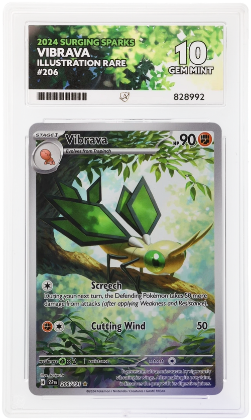 ACE 10 - Vibrava - 206/191 - Surging Sparks - Pokemon
