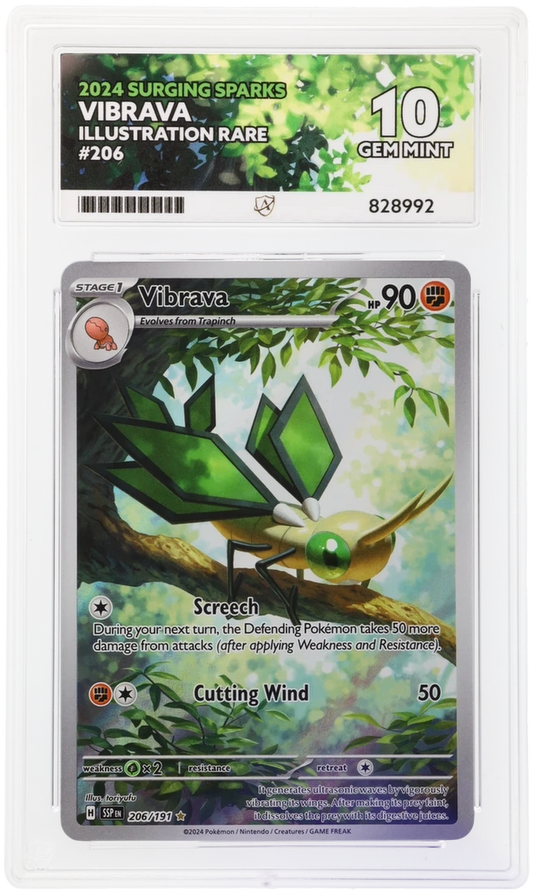 ACE 10 - Vibrava - 206/191 - Surging Sparks - Pokemon