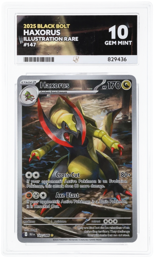 ACE 10 - Haxorus - 147/086 - Black Bolt - Pokemon