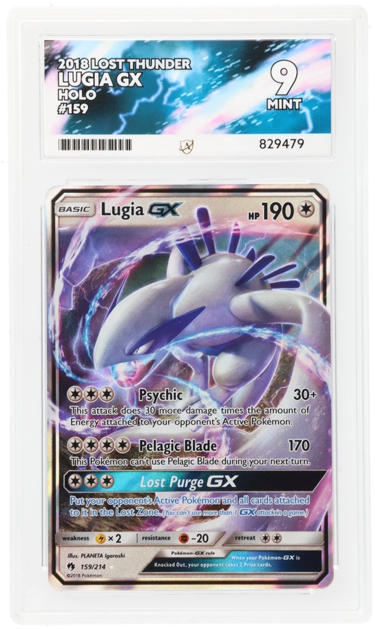 Lugia GX Holo 159/214 - Ace 9 - 2018 Lost Thunder