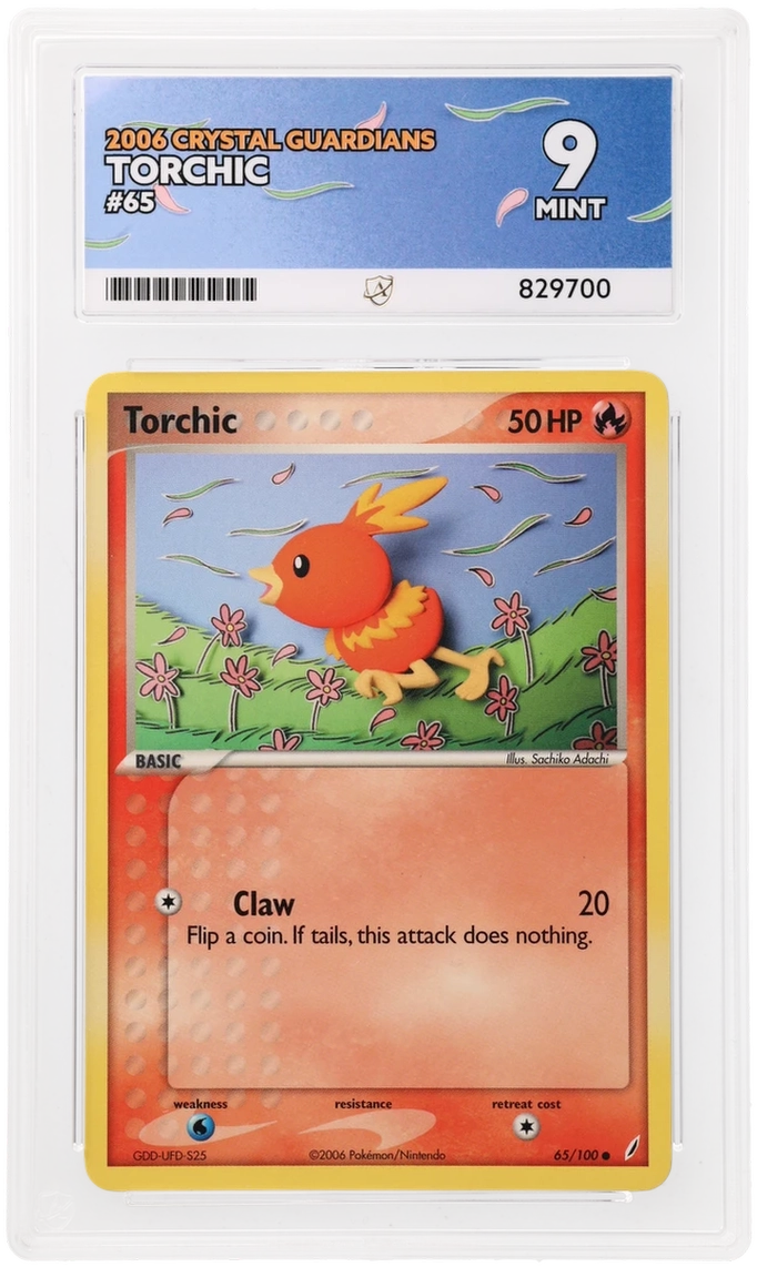 ACE 9 - Torchic - 65/100 - Crystal Guardians - Pokemon - front