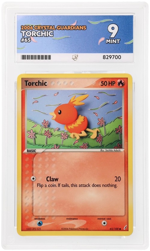 ACE 9 - Torchic - 65/100 - Crystal Guardians - Pokemon - front