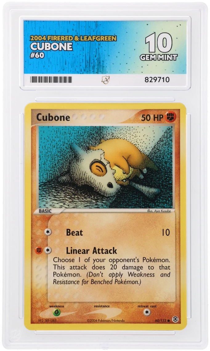 ACE 10 - Cubone - 60/112 - FireRed & LeafGreen - Pokemon - front