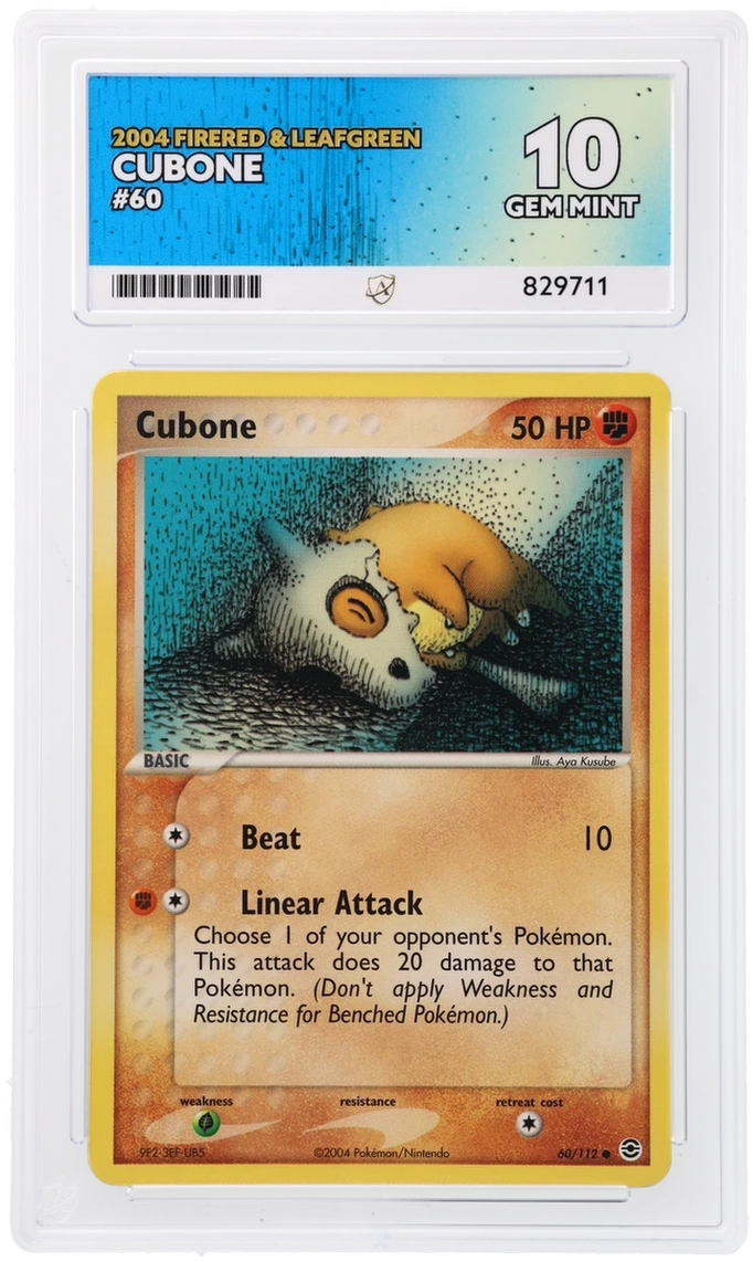 ACE 10 - Cubone - 60/112 - FireRed & LeafGreen - Pokemon - front