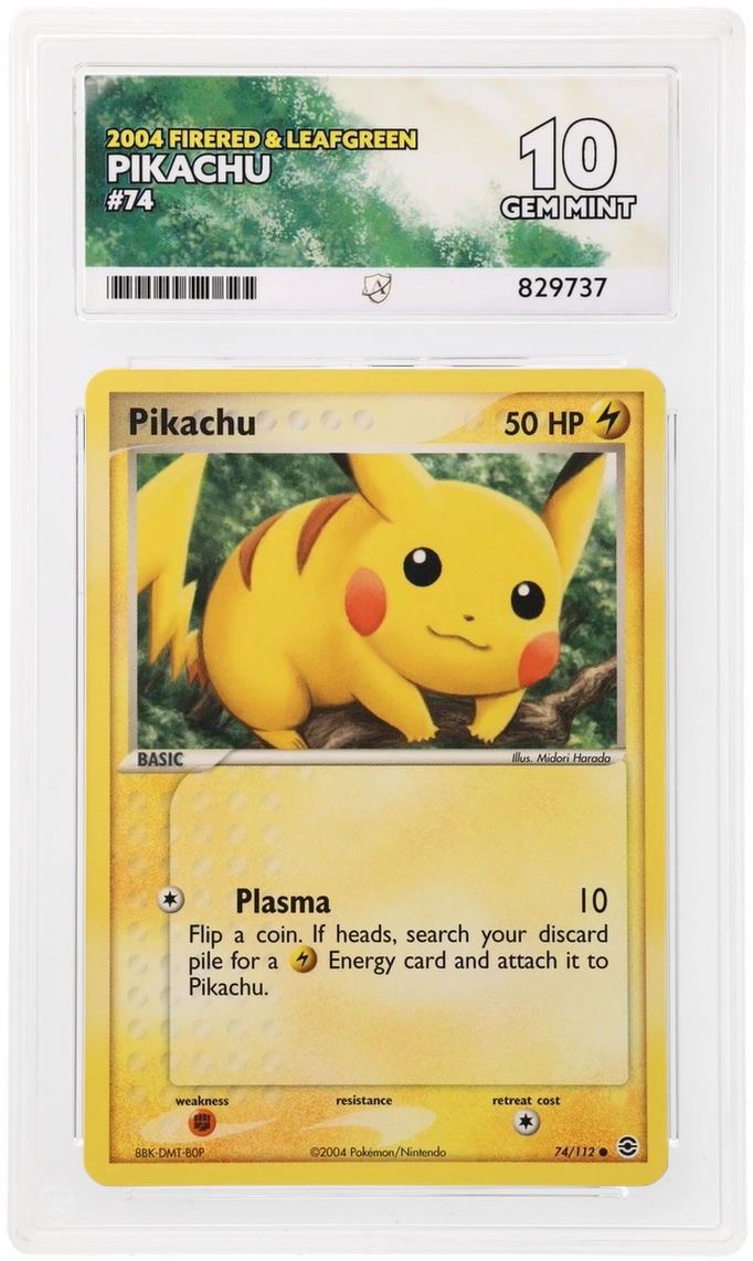 ACE 10 - Pikachu - 74/112 - FireRed & LeafGreen - Pokemon - front