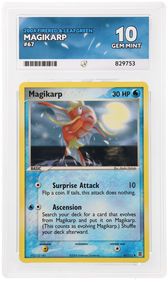 ACE 10 - Magikarp - 67/112 - FireRed & LeafGreen - Pokemon - front