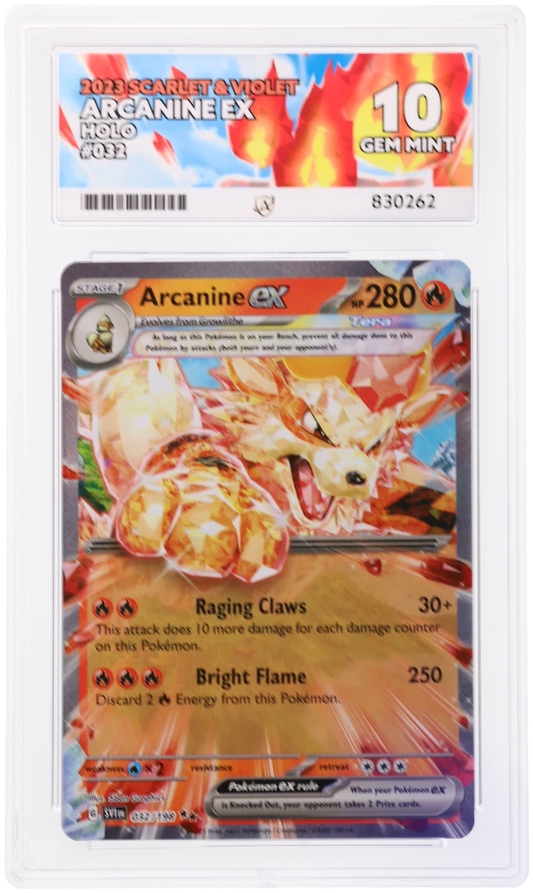 ACE 10 - Arcanine ex - 032/198 - Scarlet & Violet - Pokemon