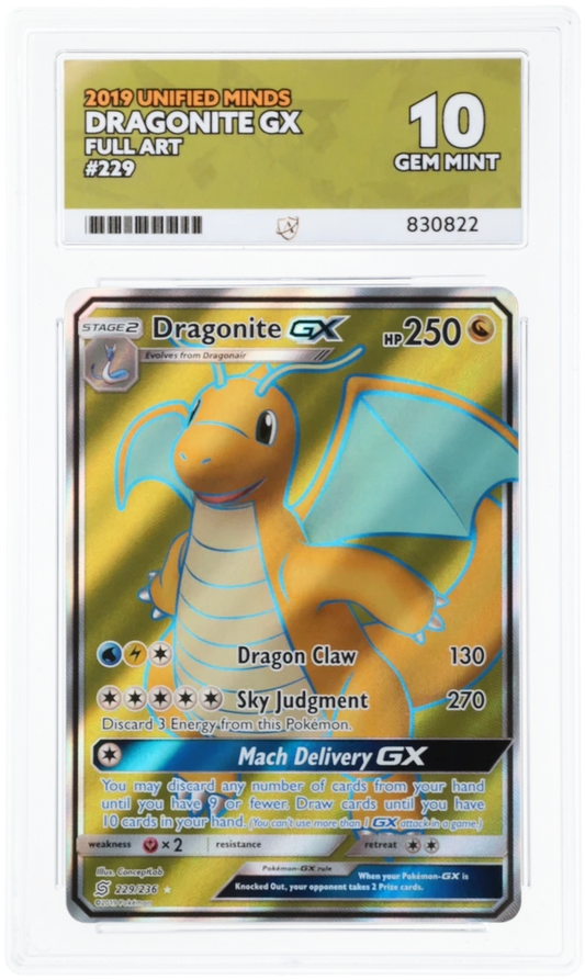 ACE 10 - Dragonite GX - 229/236 - Unified Minds - Pokemon