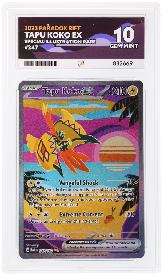 ACE 10 - Tapu Koko ex - 247/182 - Paradox Rift - Pokemon