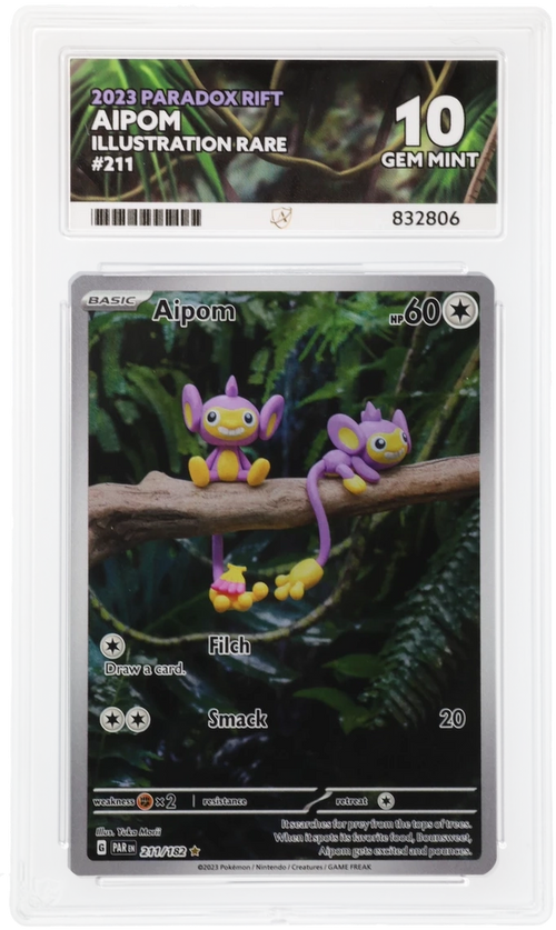 ACE 10 - Aipom - 211/182 - Paradox Rift - Pokemon