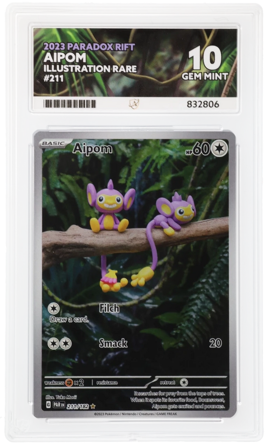 ACE 10 - Aipom - 211/182 - Paradox Rift - Pokemon