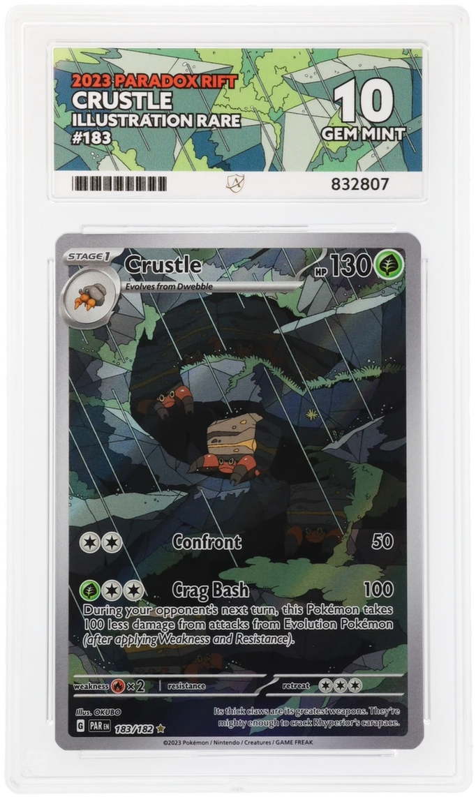 ACE 10 - Crustle - 183/182 - Paradox Rift - Pokemon