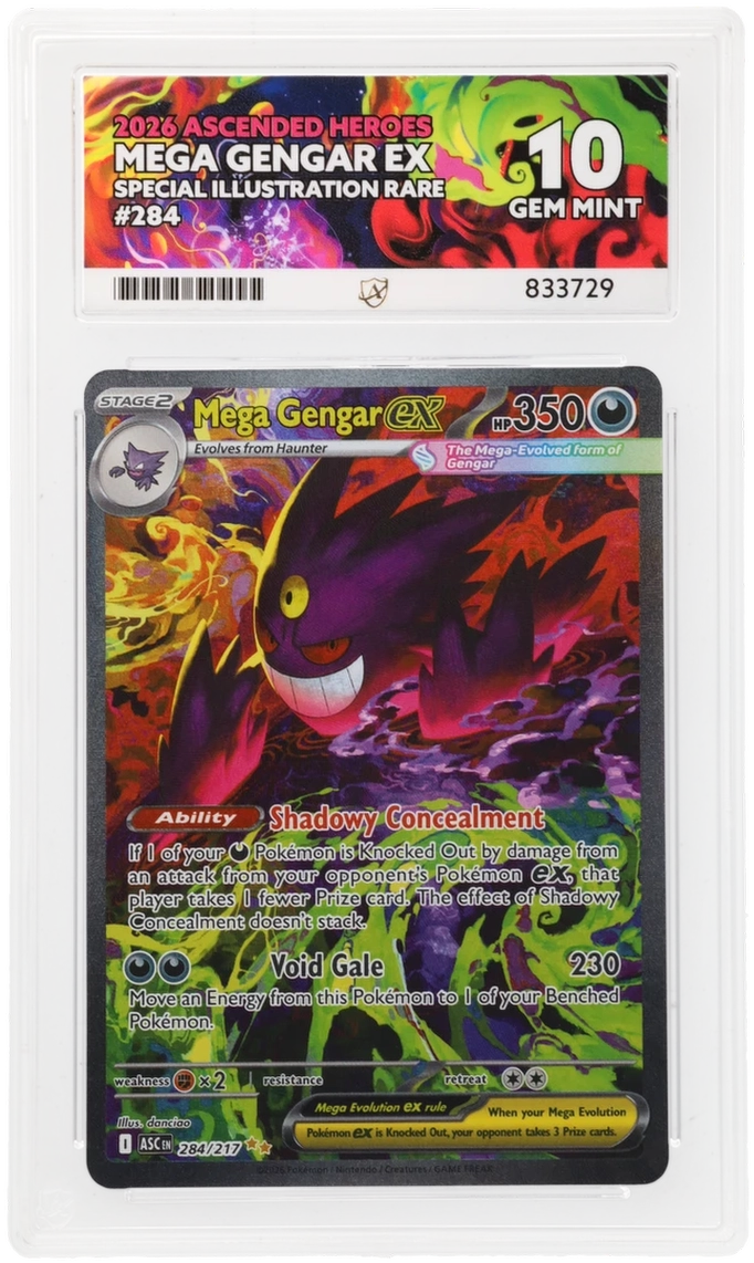 Mega Gengar EX SIR 284/217 - Ace 10 - 2026 Ascended Heroes