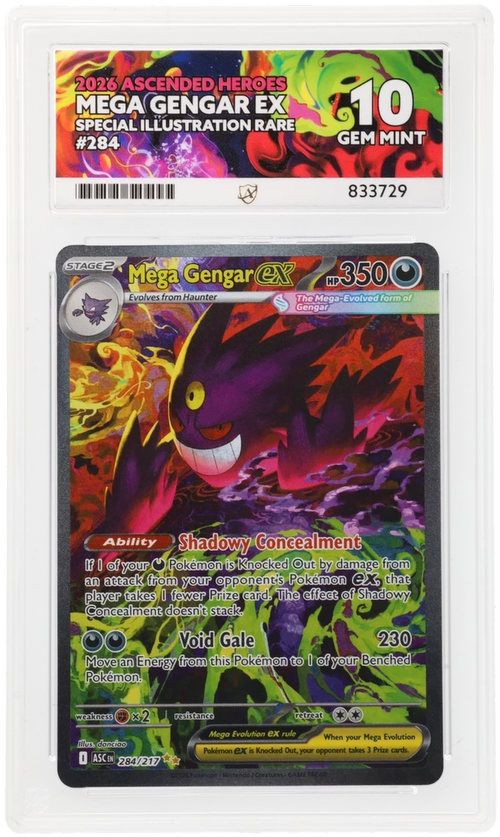 Mega Gengar EX SIR 284/217 - Ace 10 - 2026 Ascended Heroes