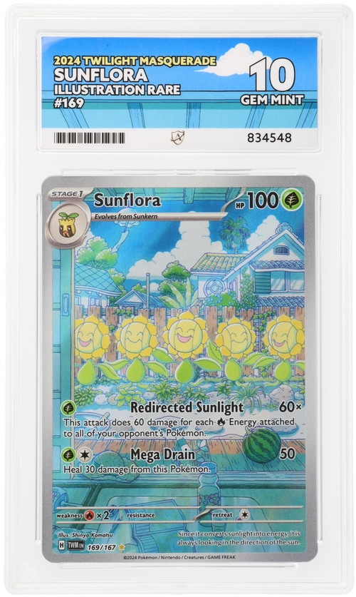ACE 10 - Sunflora - 169/167 - Twilight Masquerade - Pokemon