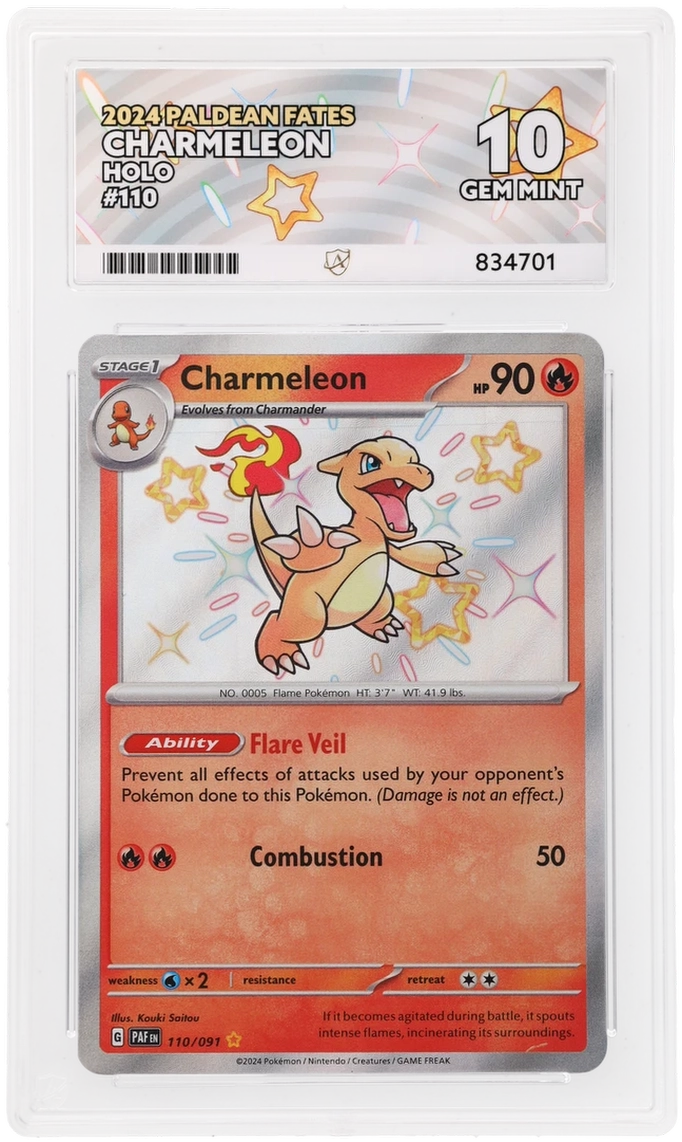 ACE 10 - Charmeleon - 110/091 - Paldean Fates - Pokemon