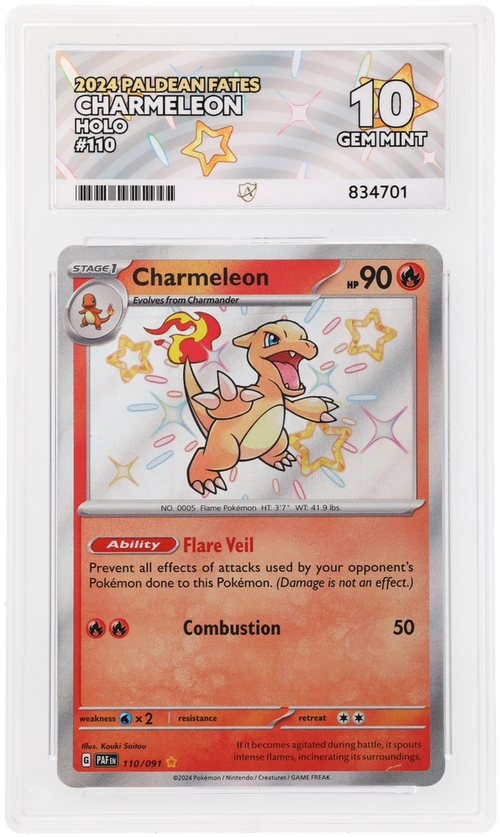 ACE 10 - Charmeleon - 110/091 - Paldean Fates - Pokemon