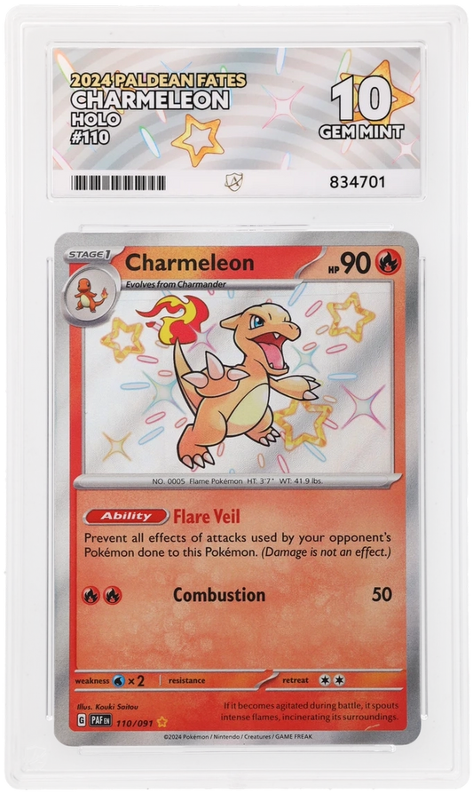 ACE 10 - Charmeleon - 110/091 - Paldean Fates - Pokemon