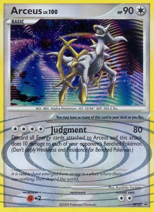 Arceus - DP50 DP50/56 - Diamond and Pearl Promos Holofoil