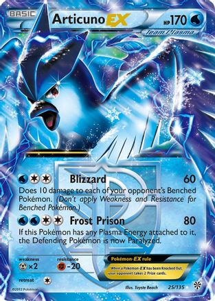 Articuno EX (Team Plasma) 25/135 - Plasma Storm Holofoil