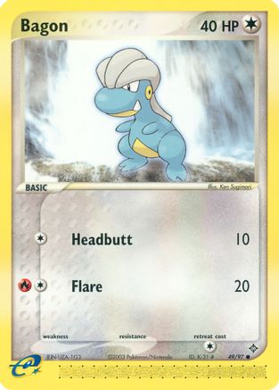 Bagon - 49/97 49/97 - Dragon Reverse Holofoil