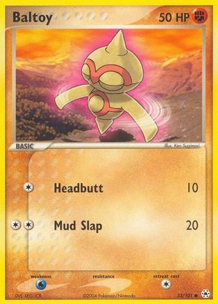 Baltoy - 53/101 53/101 - Hidden Legends Reverse Holofoil