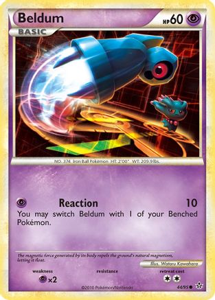 Beldum 44/95 - Unleashed Reverse Holofoil