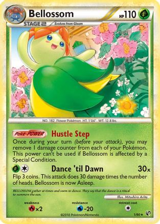 Bellossom 1/90 - Undaunted Holofoil