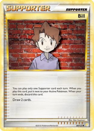 Bill 89/123 - HeartGold SoulSilver Reverse Holofoil