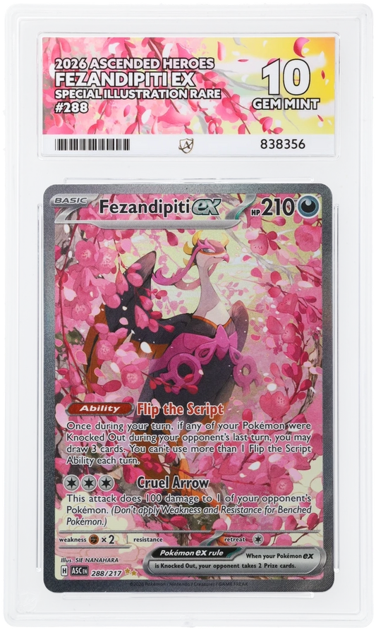 Fezandipiti EX SIR 288/217 - Ace 10 - 2026 Ascended Heroes