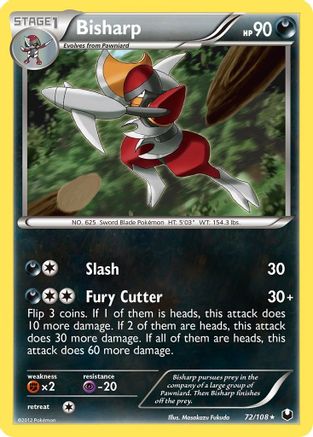 Bisharp (72) 72/108 - Dark Explorers