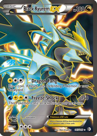 Black Kyurem EX (145 Full Art) 145/149 - Boundaries Crossed Holofoil