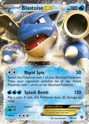 Blastoise EX 29/146 - XY Base Set Holofoil