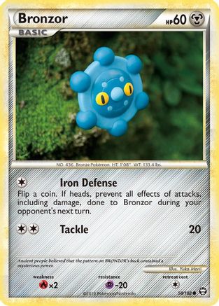 Bronzor 58/102 - Triumphant Reverse Holofoil
