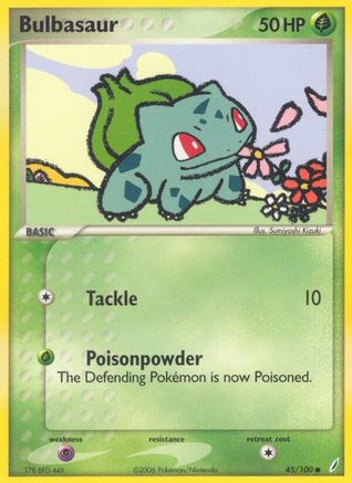 Bulbasaur - 045/100 45/100 - Crystal Guardians