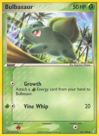 Bulbasaur - 046/100 46/100 - Crystal Guardians