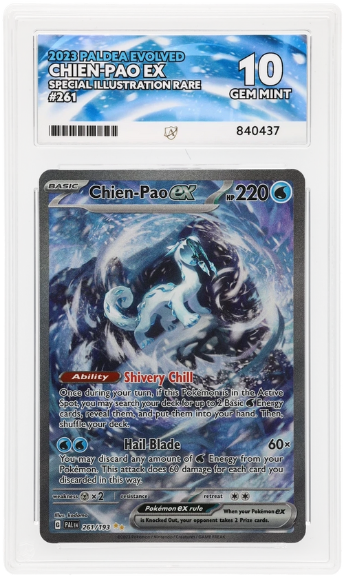 ACE 10 - Chien-Pao ex - 261/193 - Paldea Evolved - Pokemon
