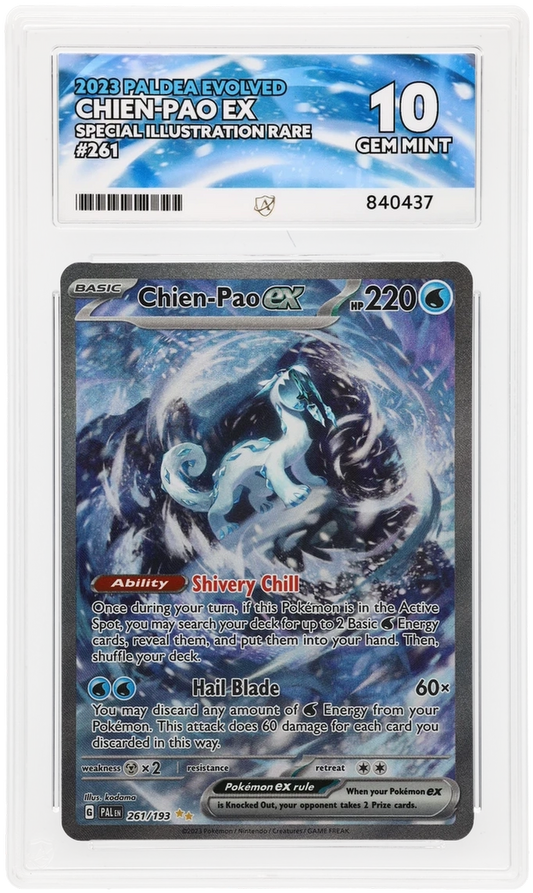 ACE 10 - Chien-Pao ex - 261/193 - Paldea Evolved - Pokemon
