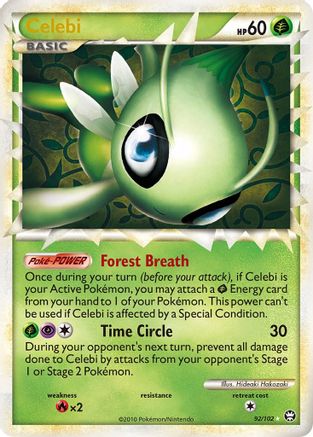 Celebi (Prime) 92/102 - Triumphant Holofoil
