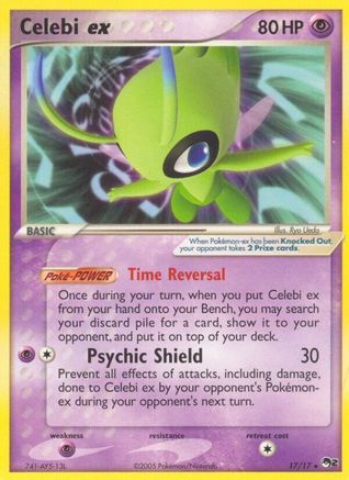 Celebi ex (Non-Holo) 17/17 - POP Series 2