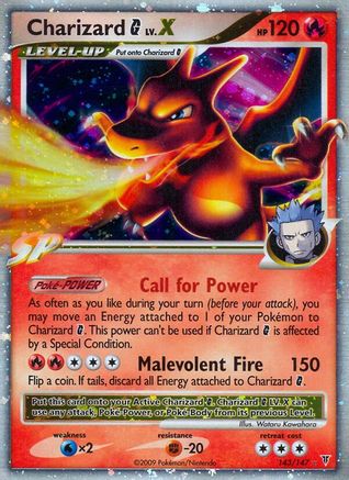 Charizard G Lv.X 143/147 - Supreme Victors Holofoil