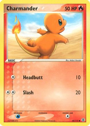 Charmander - 058/112 58/112 - FireRed & LeafGreen