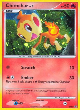 Chimchar - DP02 DP02/56 - Diamond and Pearl Promos Holofoil