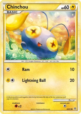 Chinchou 48/95 - Unleashed Reverse Holofoil