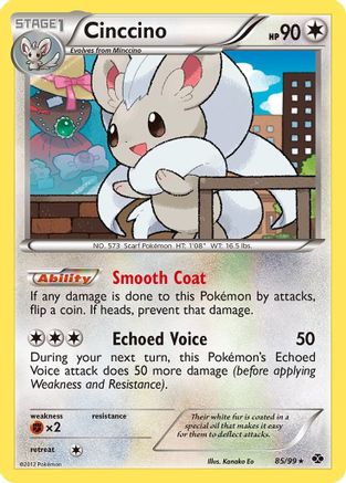 Cinccino 85/99 - Next Destinies Reverse Holofoil