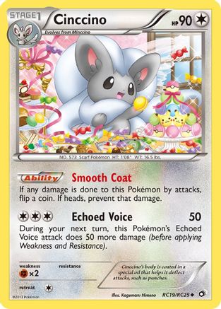 Cinccino RC19/113 - Legendary Treasures Radiant Collection Holofoil