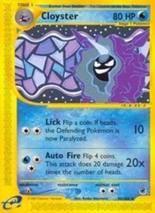 Cloyster (42) 42/165 - Expedition Reverse Holofoil