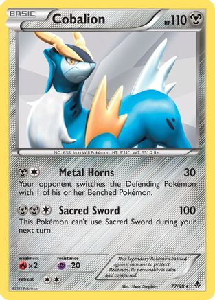 Cobalion 77/98 - Emerging Powers Holofoil