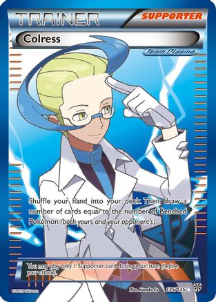 Colress (Team Plasma) (135 Full Art) 135/135 - Plasma Storm Holofoil