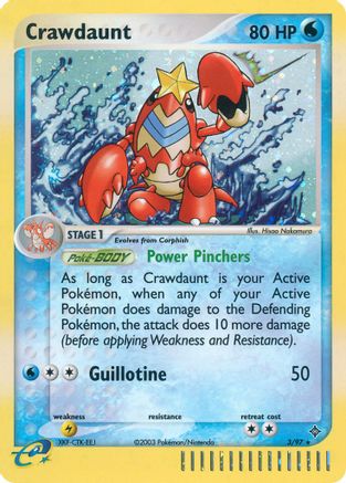 Crawdaunt - 3/97 3/97 - Dragon Reverse Holofoil